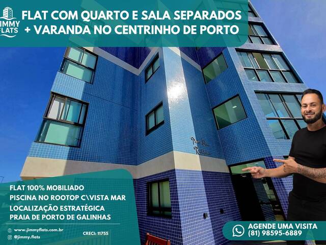 #PORTOBLUE0 - Apartamento para Venda em Ipojuca - PE