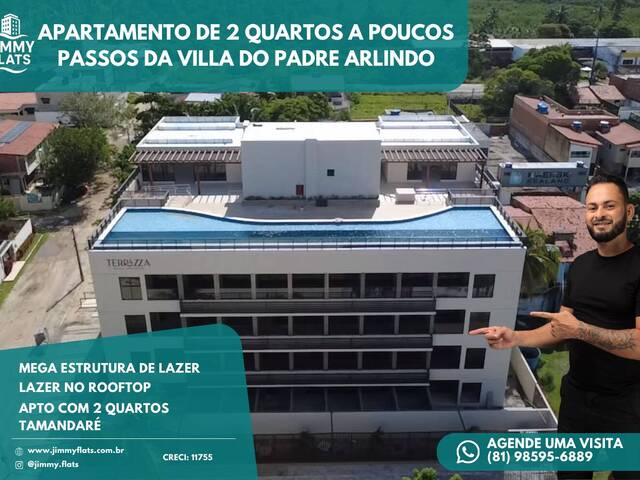 #TERRAZZA2Q - Apartamento para Venda em Tamandaré - PE